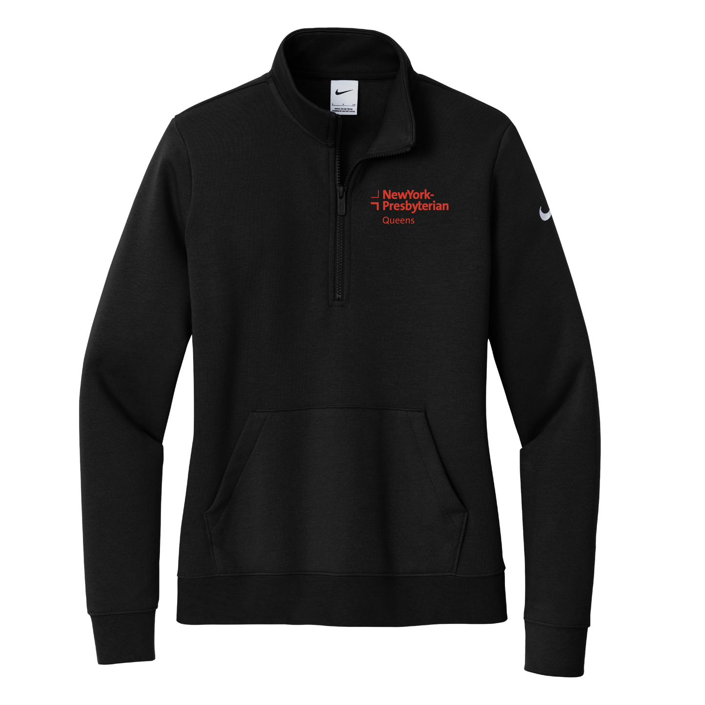 Women's Nike Club Fleece Sleeve Swoosh 1/2-Zip