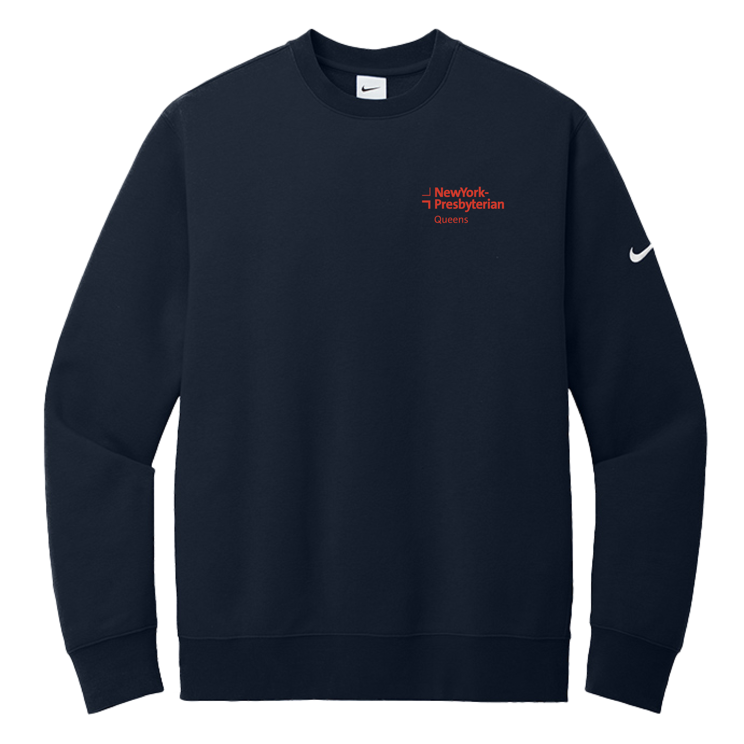 Nike Club Fleece Sleeve Swoosh Crew