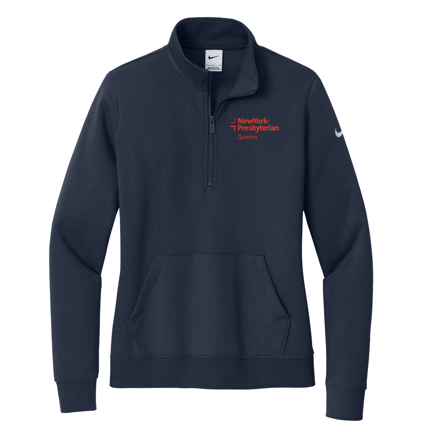 Women's Nike Club Fleece Sleeve Swoosh 1/2-Zip
