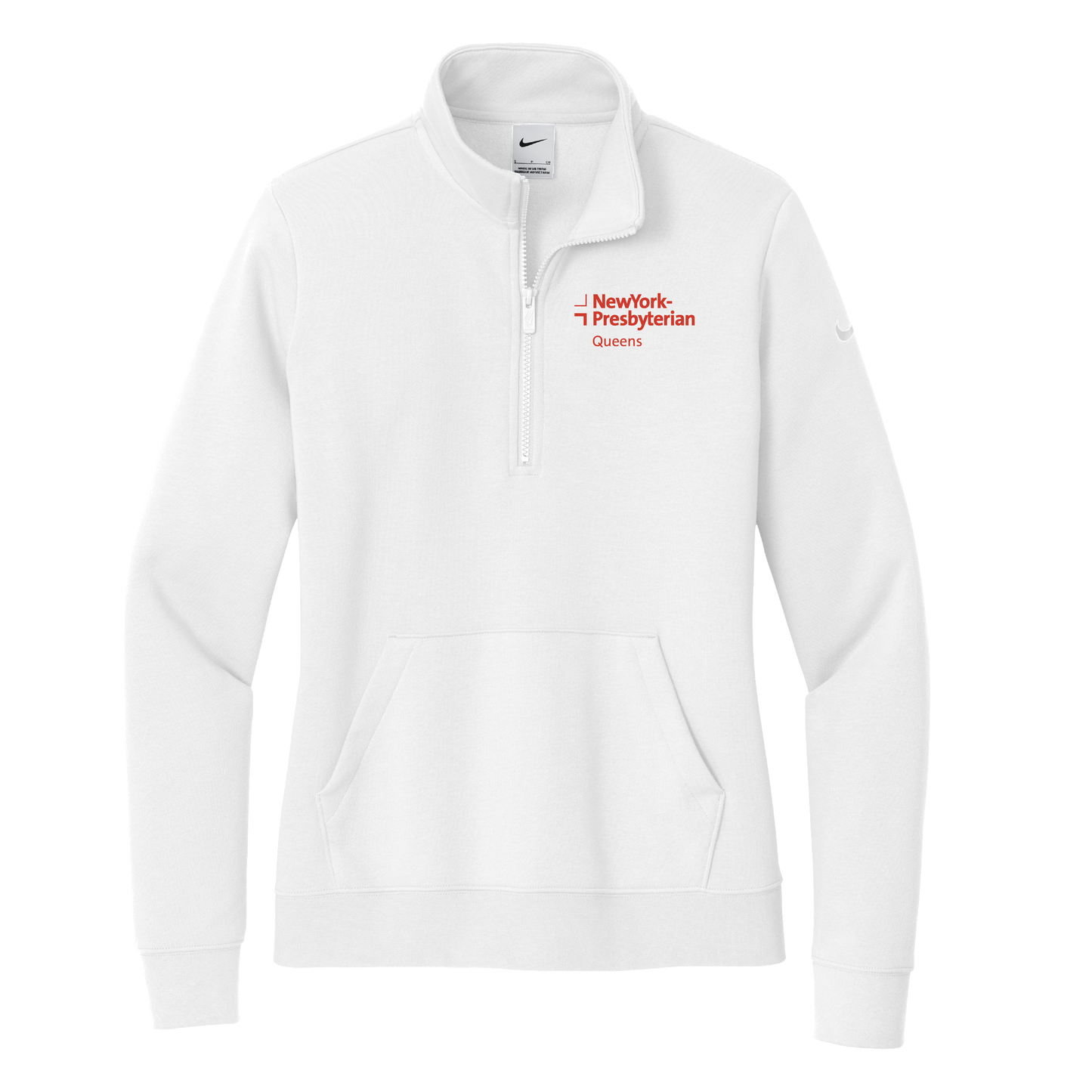 Women's Nike Club Fleece Sleeve Swoosh 1/2-Zip