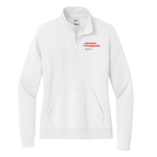Women's Nike Club Fleece Sleeve Swoosh 1/2-Zip